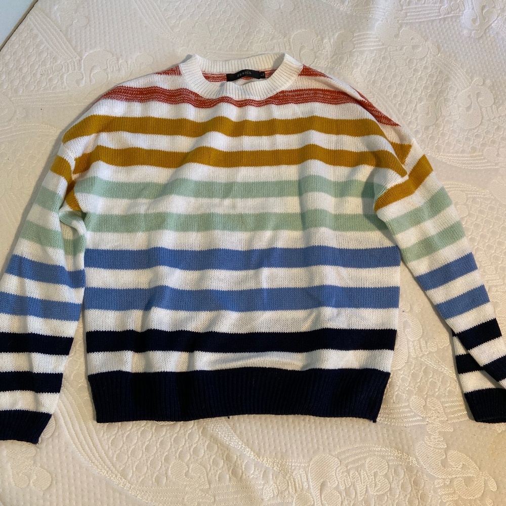 Rainbow Striped Sweater